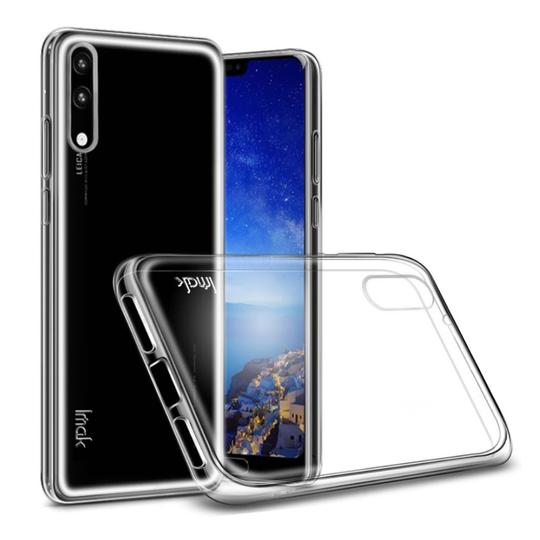 IMAK Huawei P20 suojakuori ja näytönsuoja - Kirkas