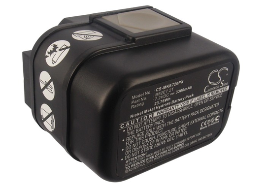 Milwaukee 720 Ni-MH 7 2 V akku 3300 mAh