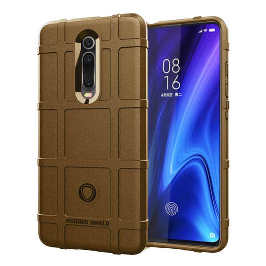 Rugged Shield Xiaomi Redmi K20 pro kuoret - Ruskea