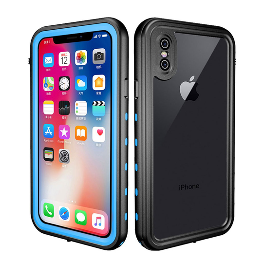 iPhone Xs Max REDPEPPER hybriidi muovinen isku ja naarmu kestävä suojakuori - Sininen
