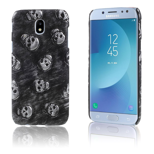 Samsung Galaxy J5 (2017) suojakuori eksoottisella muodolla - Harmaa kallo