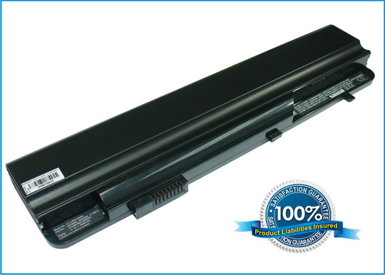 Gateway M250 akku 6600 mAh - Musta
