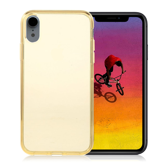 iPhone Xr Pehmeä Joustava Muovinen Takasuoja Kuori - Kulta