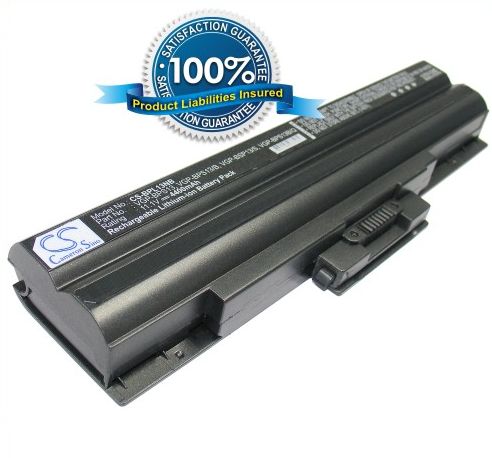 Sony VGP-BPS13 VGP-BPS13/B VGP-BSP13/S VGP-BPS13A/B VGP-BPS13A/S VGP-BPS13B/B VGP-BPS13B/Q akku 4400 mAh musta