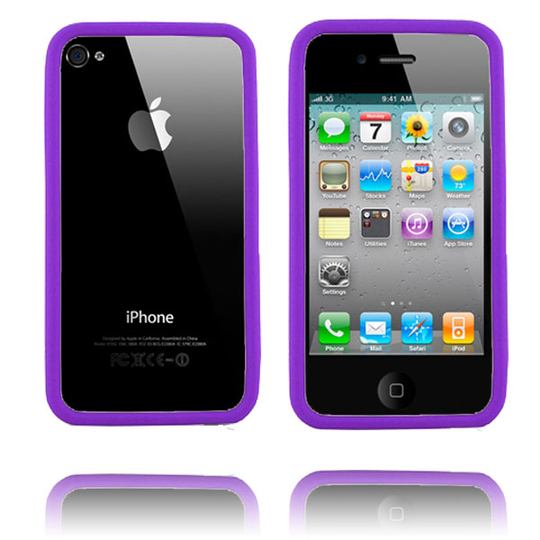 Bumper i4 (Violetti) iPhone 4 / 4S Bumper Suojakehys