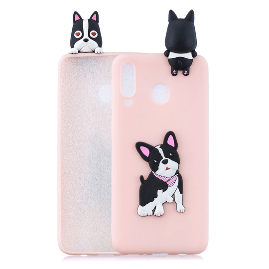 Cute 3D Samsung Galaxy A40 kuoret - Koiraa