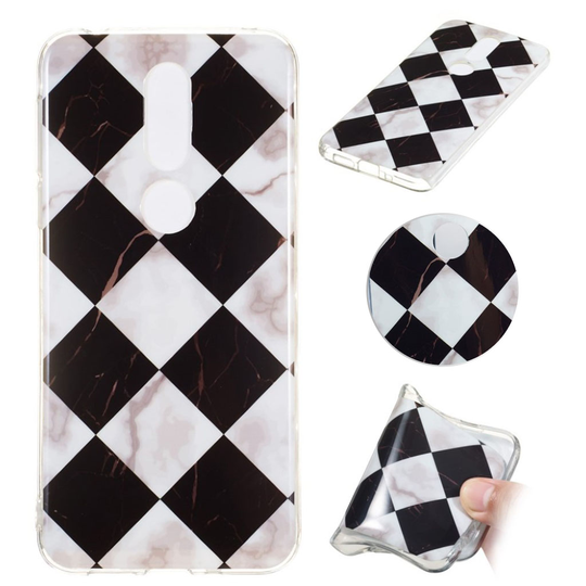 Marble Nokia 7.1 kuoret - Timantti musta