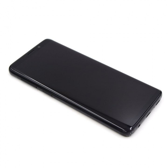 Samsung Galaxy S9 (G960F) Näyttö ja kosketuspaneeli rungolla - Musta (Alkuperäinen)