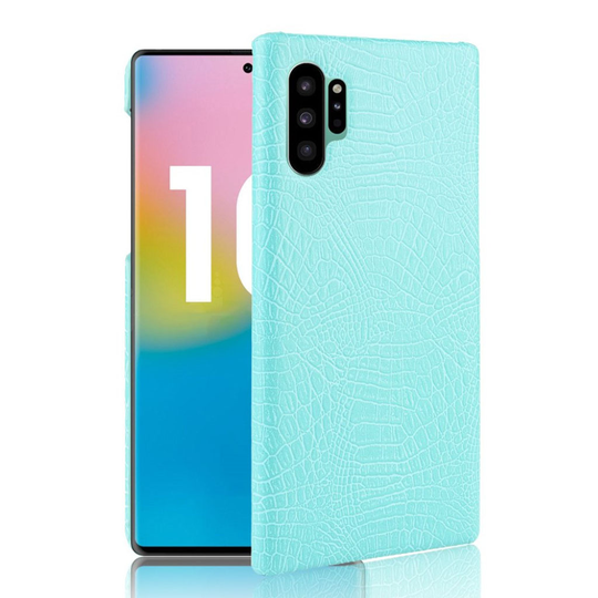 Croco Samsung Galaxy Note 10 Pro kuoret - Syaani