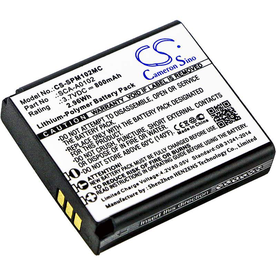 Sena Prism Bluetooth Action Camera S7A-SP15 SCA10 akku 800mAh