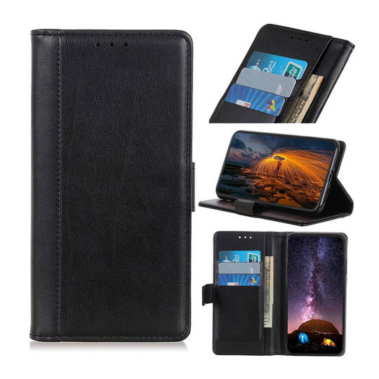 Samsung Galaxy S10 wallet leather case - Black
