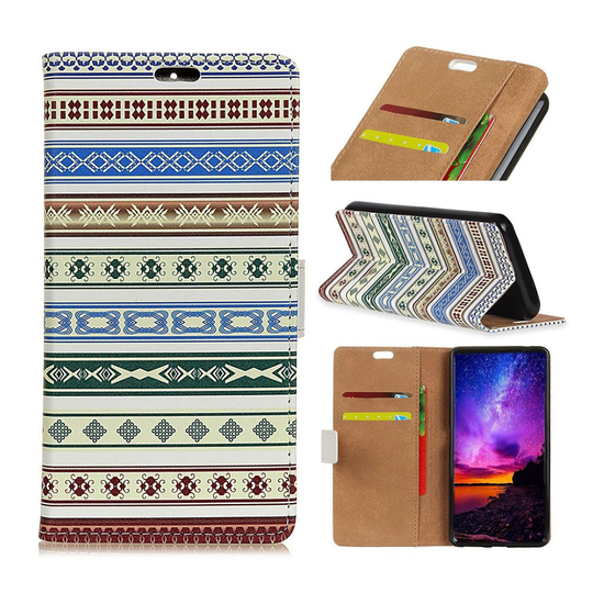 Sony Xperia 10 pattern leather case - Ethnic Style Pattern