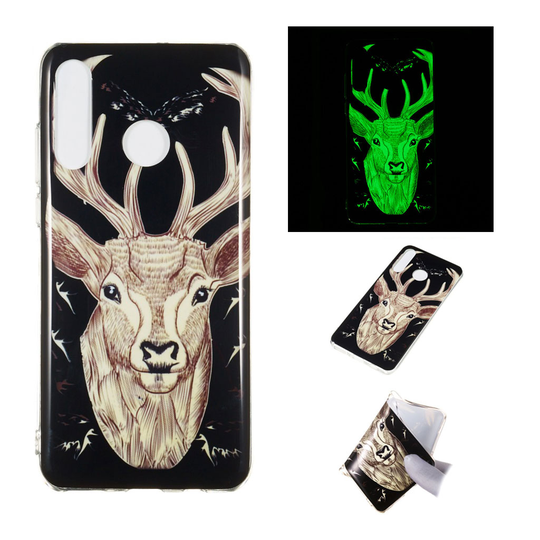 Huawei P30 Lite noctilucent case - Elk Pattern