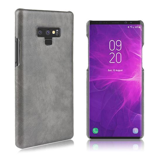 Samsung Galaxy Note9 Liitsihedelmän Jyvä Pintainen Kova Muovi Takasuoja Kuori - Harmaa