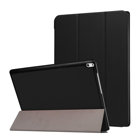 Lenovo Tab 4 Plus 10 tyylikäs nahkakotelo - Musta
