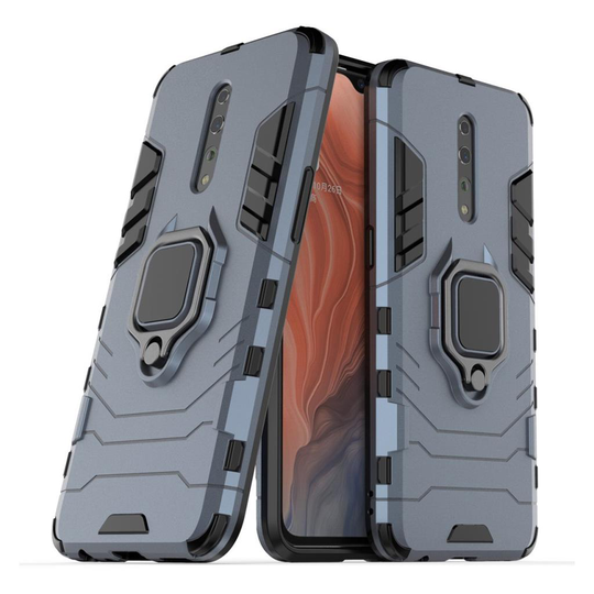Ring Guard Oppo Reno Z kuoret - Sininen