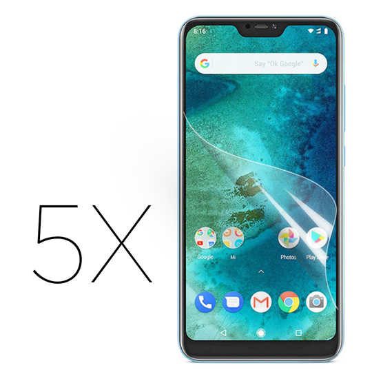 UltraClear LCD Näytönsuoja Xiaomi Mi A2 Lite - 5-Pack