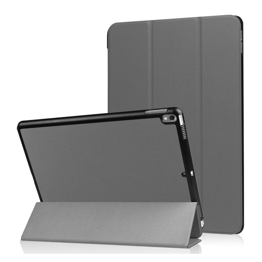iPad Air (2019) tri-fold nahkainen suojakotelo - Harmaa