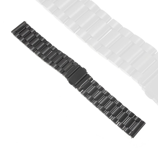 Samsung Gear S3 Ruostumaton Teräs Kellon Ranneke - Musta