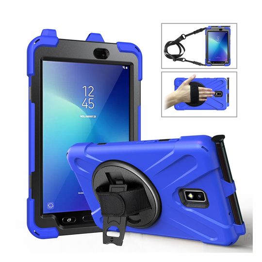 Samsung Galaxy Tab Active 2 X-Shape combo case - Blue