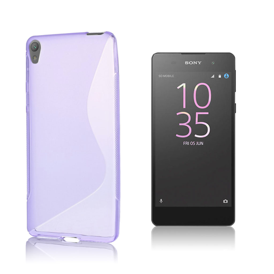 Lagerlöf Sony Xperia E5 Joustava suojaava Muovikuori - Violetti