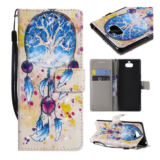 Sony Xperia 10 patterned leather case - Dream Catcher