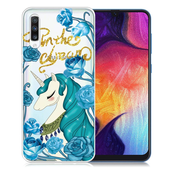 Deco Samsung Galaxy A50 kuoret - Yksisarvinen