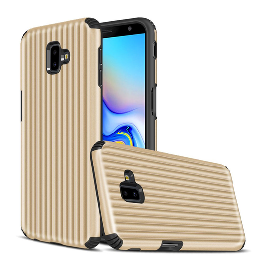 Samsung Galaxy J6 Plus (2018) suitcase hybrid case - Gold