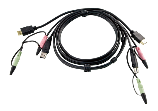 KVM Cable, HDMI, USB And Audio, 1.8m