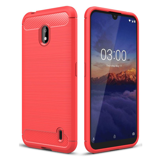 Carbon Flex Nokia 2.2 kuoret - Punainen