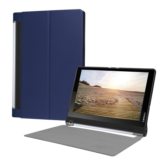 Lenovo Tab 3 Plus 10 PU leather flip case - Dark Blue