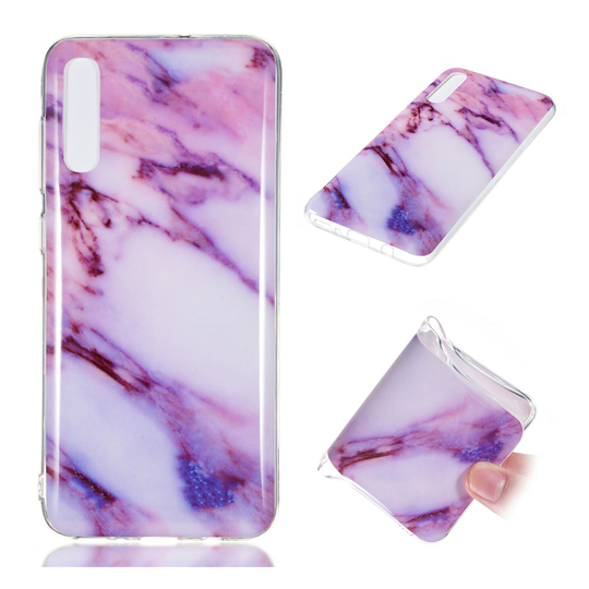 Samsung Galaxy A70 simple marble pattern case - Style L