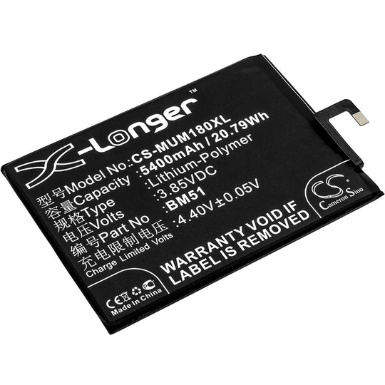 Xiaomi M1804E4A M1804E4C M1804E4T akku 5400mAh