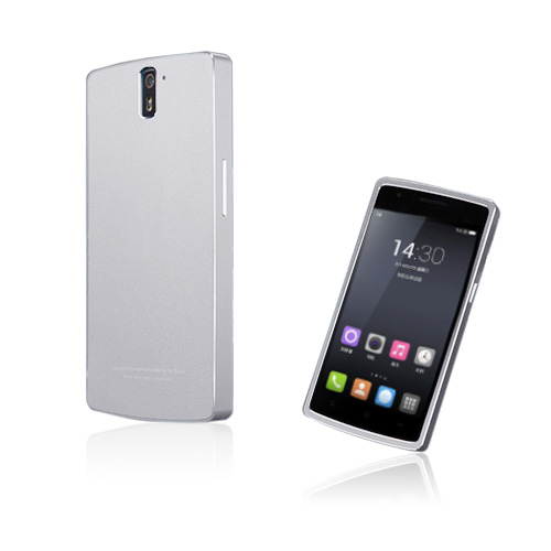 Luphie OnePlus One Alumiininen Suojakehys Ja Suojakuori - Valkoinen