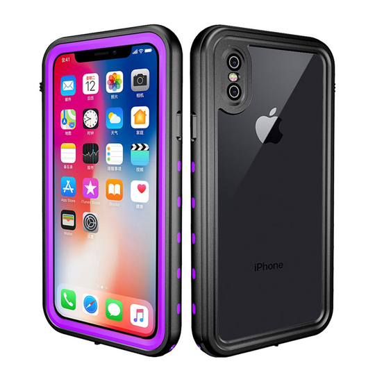 iPhone Xs Max REDPEPPER hybriidi muovinen isku ja naarmu kestävä suojakuori - Violetti