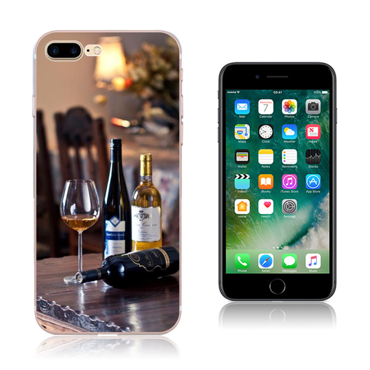 Softlyfit Phone 7 Plus / 8 Plus Kohokuvio Joustava Muovikuori - Champagne