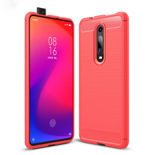 Carbon Flex Xiaomi Redmi K20 Pro kuoret - Punainen