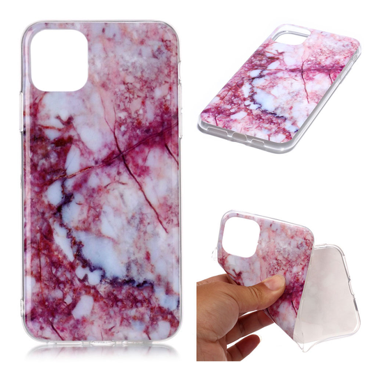 Marble iPhone 11 Pro Max kuoret - Fuksian ruusumarmori