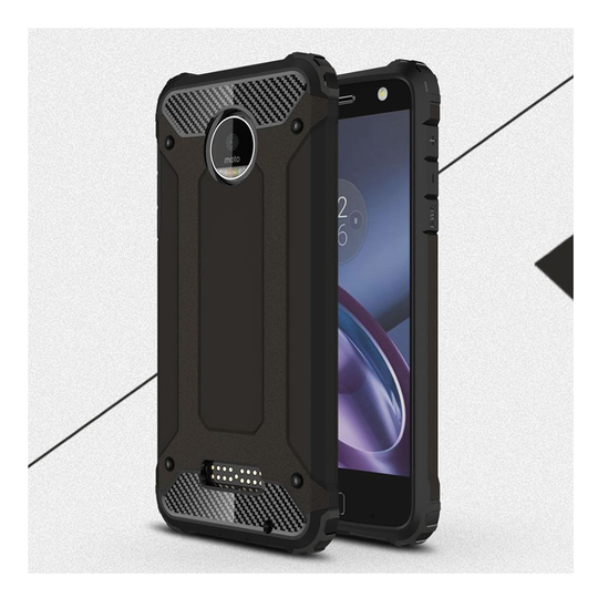 Motorola Moto Z Force Hybridi Muovikuori - Musta