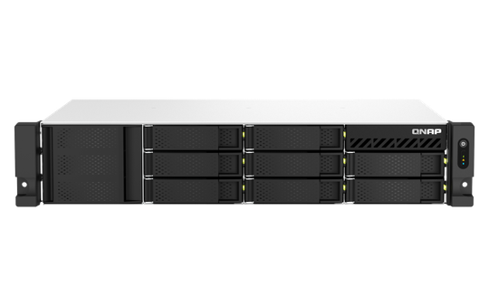 8-bay 2U Short Depth 12" Rackmount NAS, Intel Celeron N5105