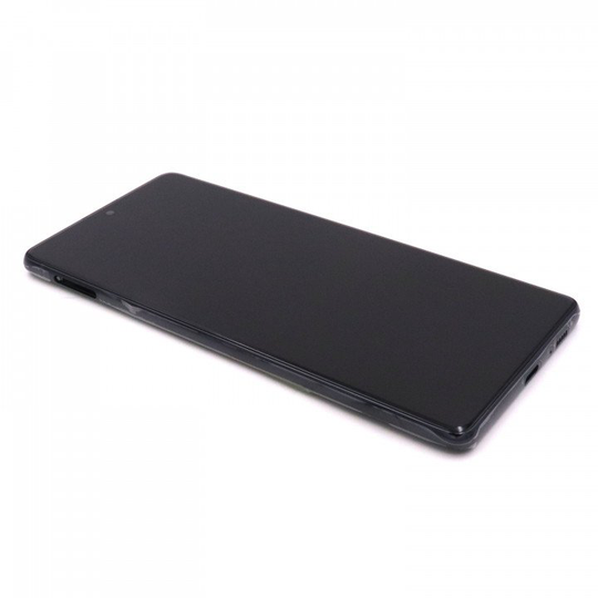Samsung Galaxy S10 Lite (G770F) Näyttö rungolla - Musta (Alkuperäinen)