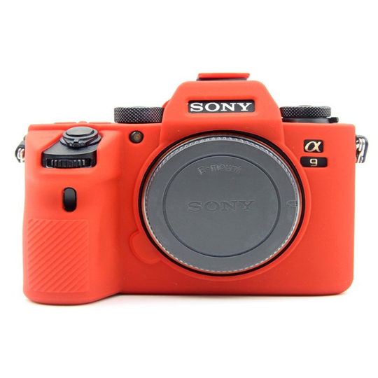 Sony Alpha A9 pehmeä silikoni Suojakotelo - Punainen