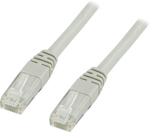 U/UTP Cat6 Laitekaapeli, 15m, 250MHz, Delta-sertifioitu, LSZH, Harmaa