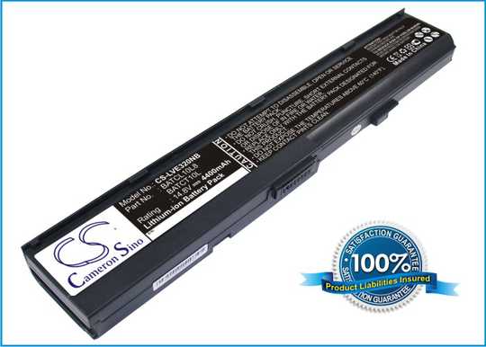 Lenovo E320 V71 akku 4400 mAh - Musta