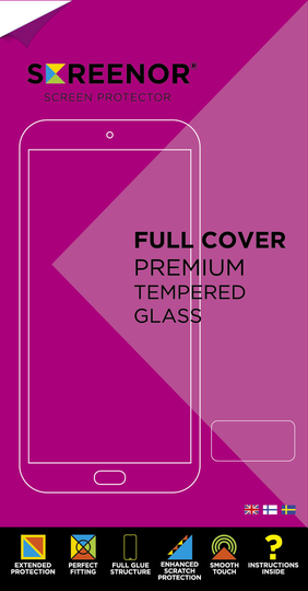 SCREENOR TEMPERED GALAXY A7 2018 NEW FULL COVER