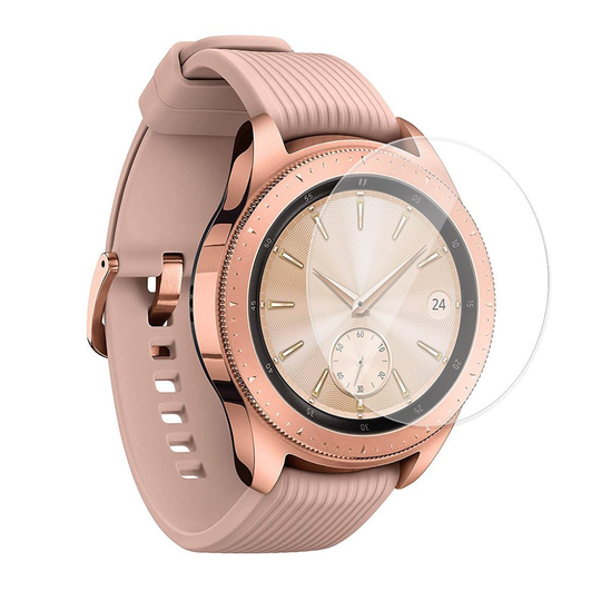 Samsung Galaxy Watch (42mm)kello näyttö suojakalvo karkaistusta lasista - Transparentti