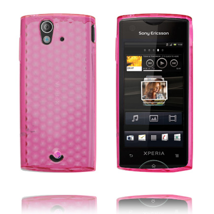 Cubes (Pinkki) Sony Ericsson Xperia Ray Suojakuori