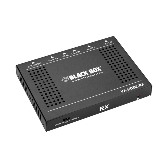 BLACK BOX HDR HDBASET VIDEO EXTENDER RECEIVER - 4K HDMI 2.0, 60HZ, 4:4:4 CHROMA