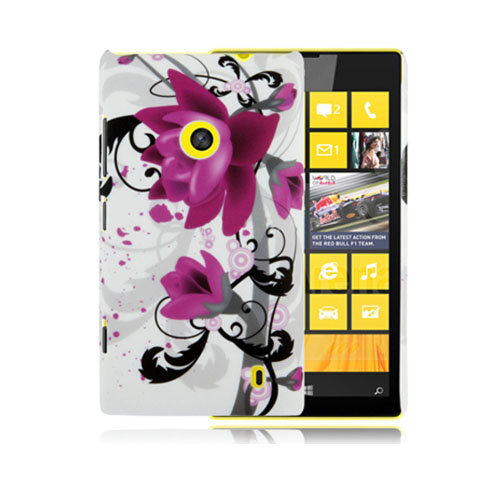 Valentine (Lilat Kukat) Nokia Lumia 520 Suojakuori