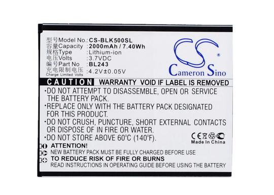 Lenovo K3 Note K50-T3s K50-T5 akku 2000 mAh